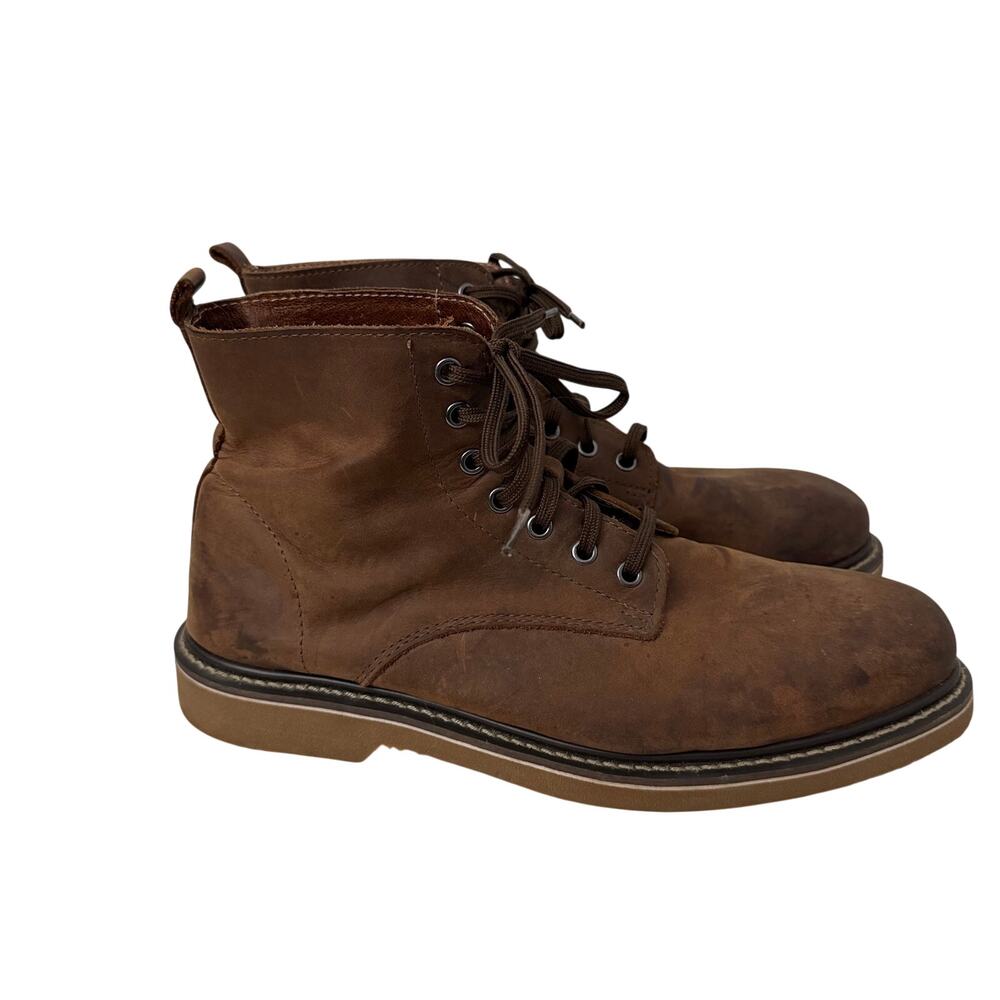 Golden Fox Boots Mens Size 11 Boondocker Service Boot Pro 6” Brown Leather